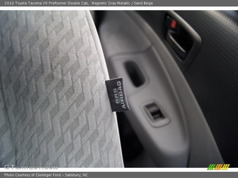 Magnetic Gray Metallic / Sand Beige 2010 Toyota Tacoma V6 PreRunner Double Cab
