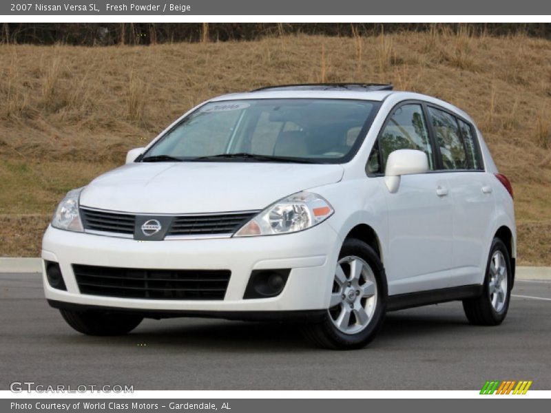 Fresh Powder / Beige 2007 Nissan Versa SL