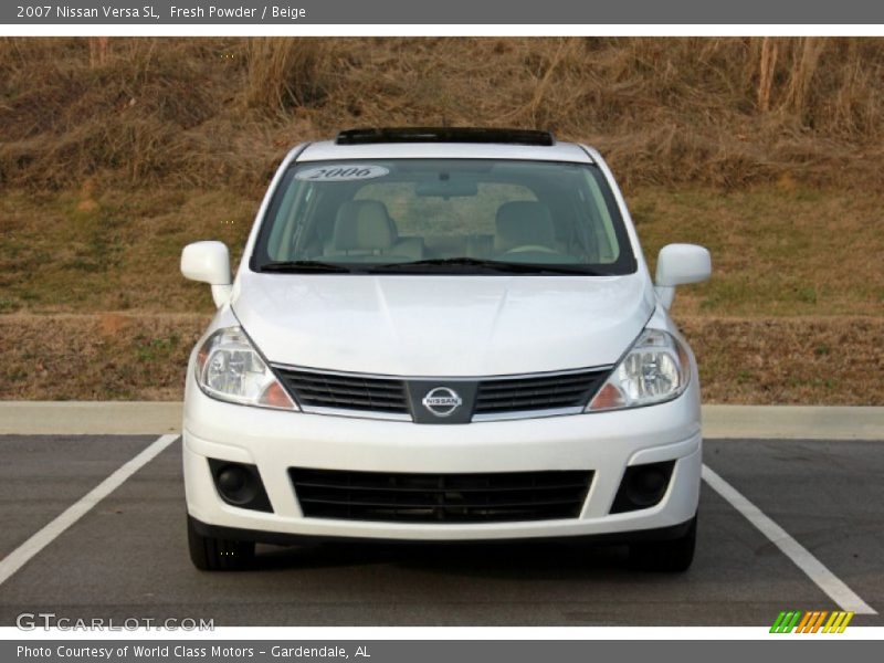 Fresh Powder / Beige 2007 Nissan Versa SL