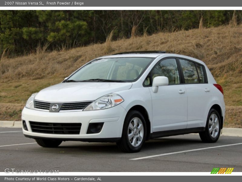 Fresh Powder / Beige 2007 Nissan Versa SL