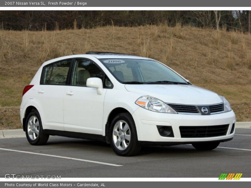 Fresh Powder / Beige 2007 Nissan Versa SL
