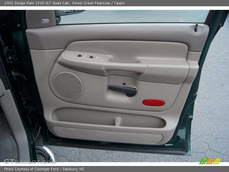 Forest Green Pearlcoat / Taupe 2002 Dodge Ram 1500 SLT Quad Cab