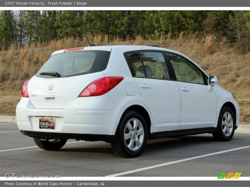 Fresh Powder / Beige 2007 Nissan Versa SL