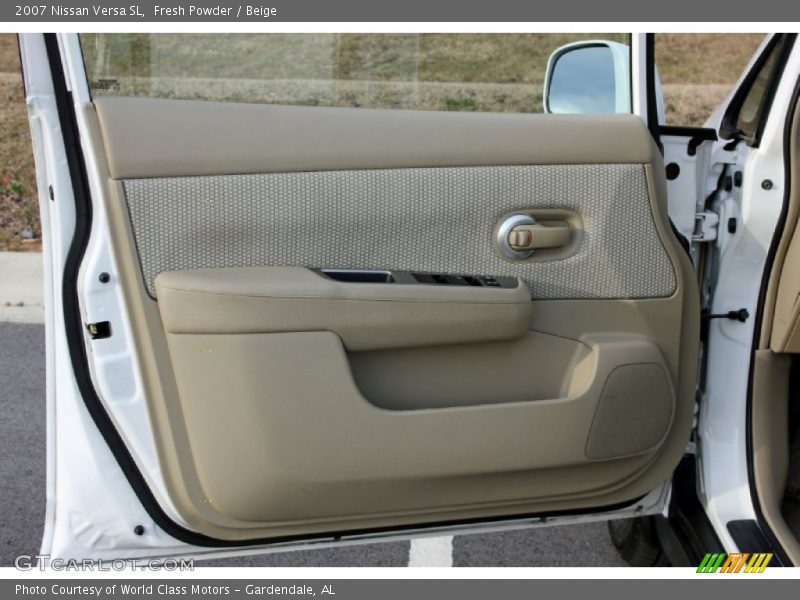 Door Panel of 2007 Versa SL