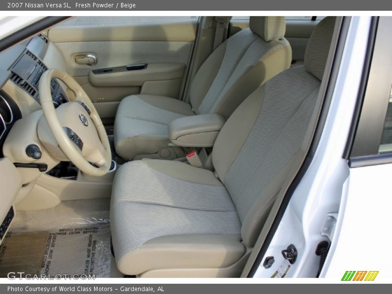  2007 Versa SL Beige Interior