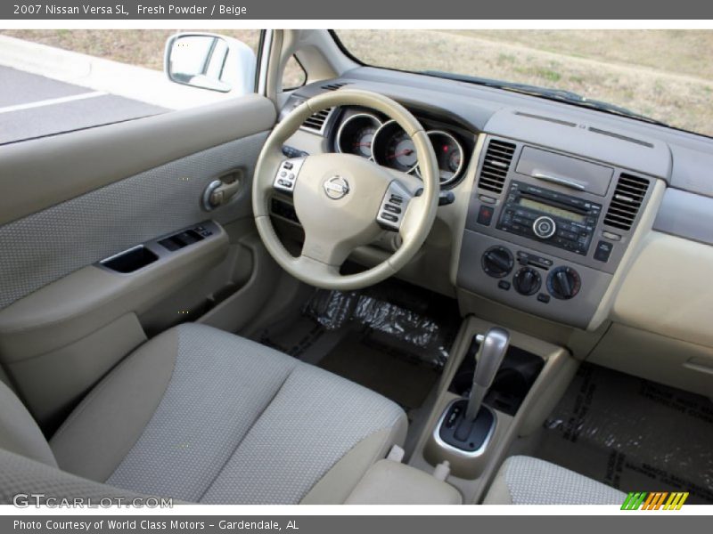 Fresh Powder / Beige 2007 Nissan Versa SL
