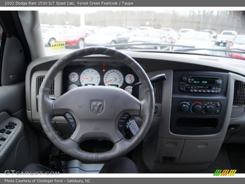 Dashboard of 2002 Ram 1500 SLT Quad Cab