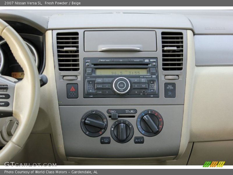 Controls of 2007 Versa SL