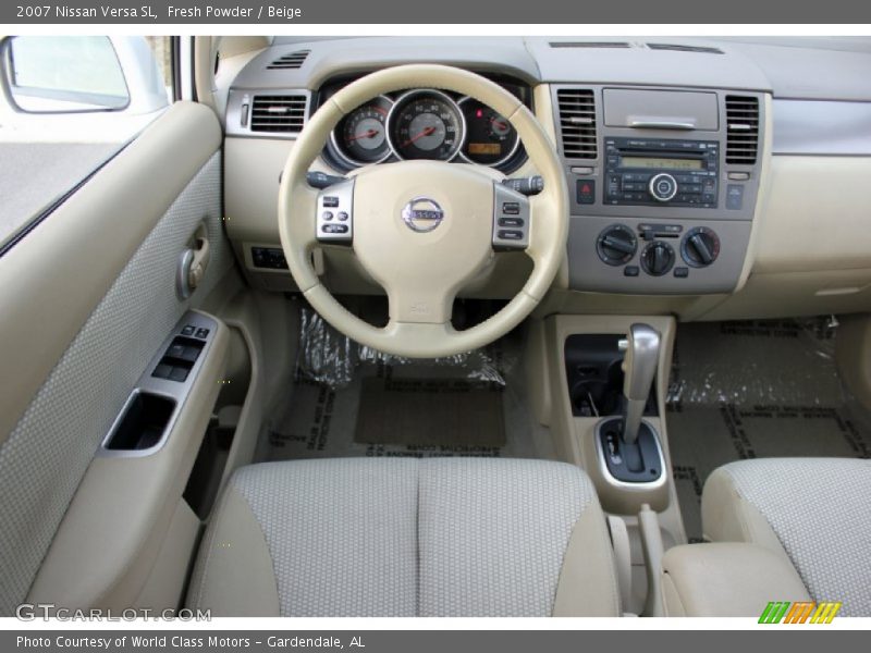 Controls of 2007 Versa SL