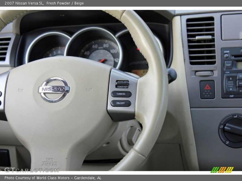 Fresh Powder / Beige 2007 Nissan Versa SL