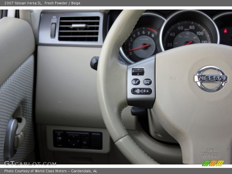 Fresh Powder / Beige 2007 Nissan Versa SL