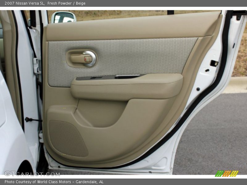 Door Panel of 2007 Versa SL