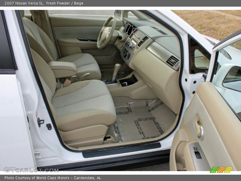 Fresh Powder / Beige 2007 Nissan Versa SL
