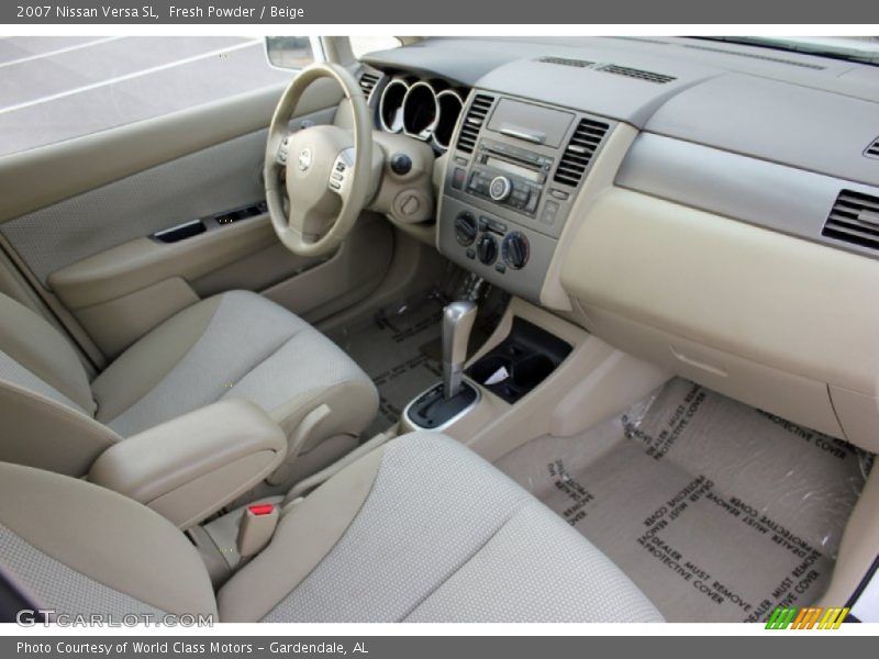 Fresh Powder / Beige 2007 Nissan Versa SL