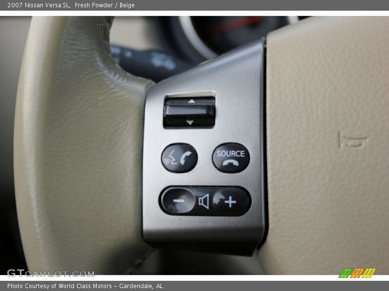Controls of 2007 Versa SL