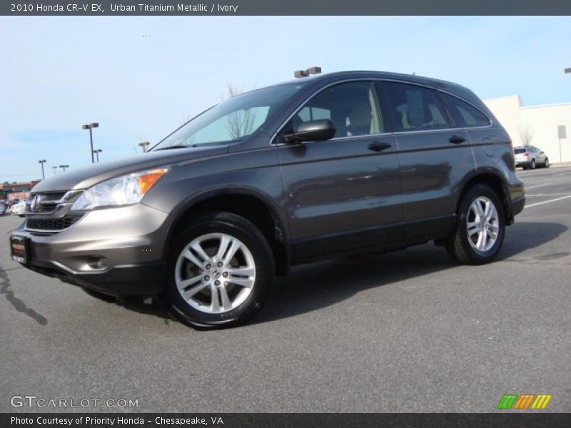 Urban Titanium Metallic / Ivory 2010 Honda CR-V EX