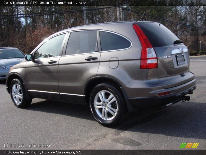 Urban Titanium Metallic / Ivory 2010 Honda CR-V EX
