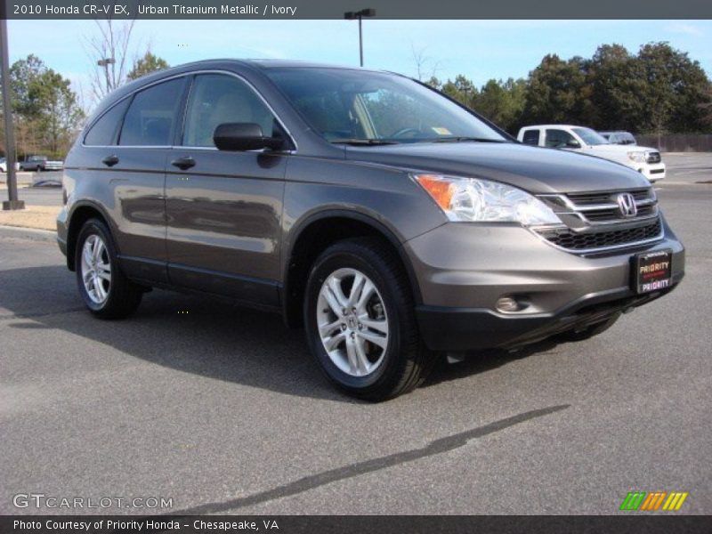 Urban Titanium Metallic / Ivory 2010 Honda CR-V EX