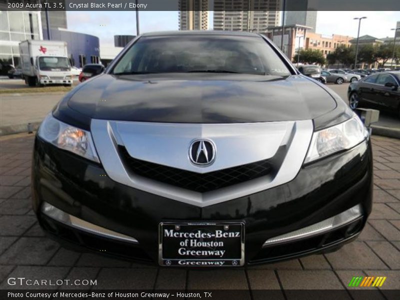 Crystal Black Pearl / Ebony 2009 Acura TL 3.5