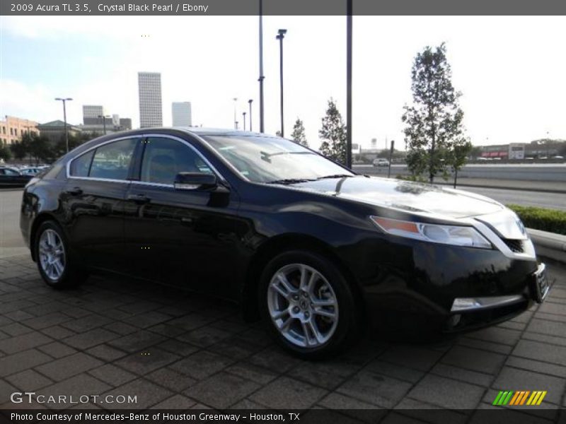 Crystal Black Pearl / Ebony 2009 Acura TL 3.5