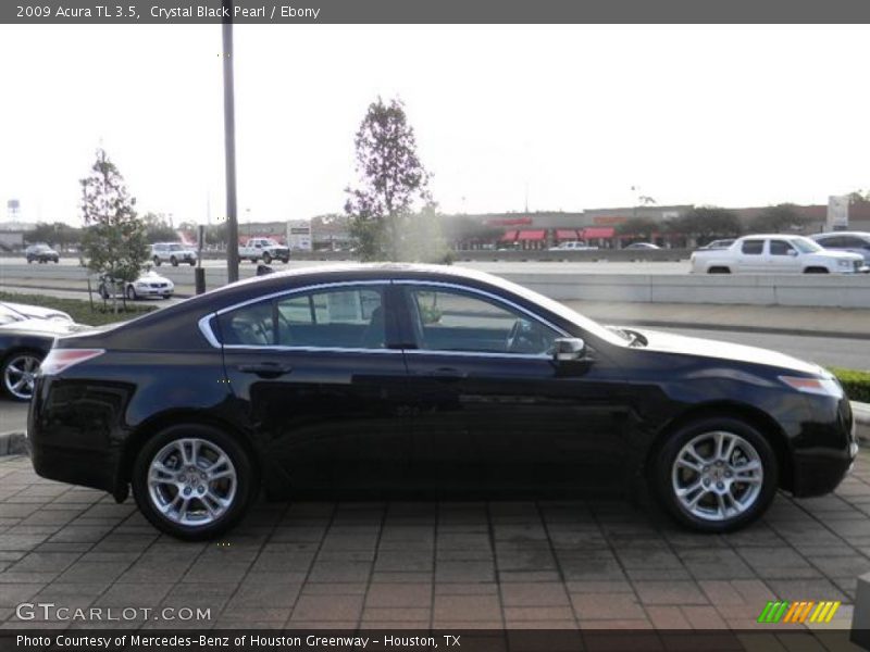 Crystal Black Pearl / Ebony 2009 Acura TL 3.5
