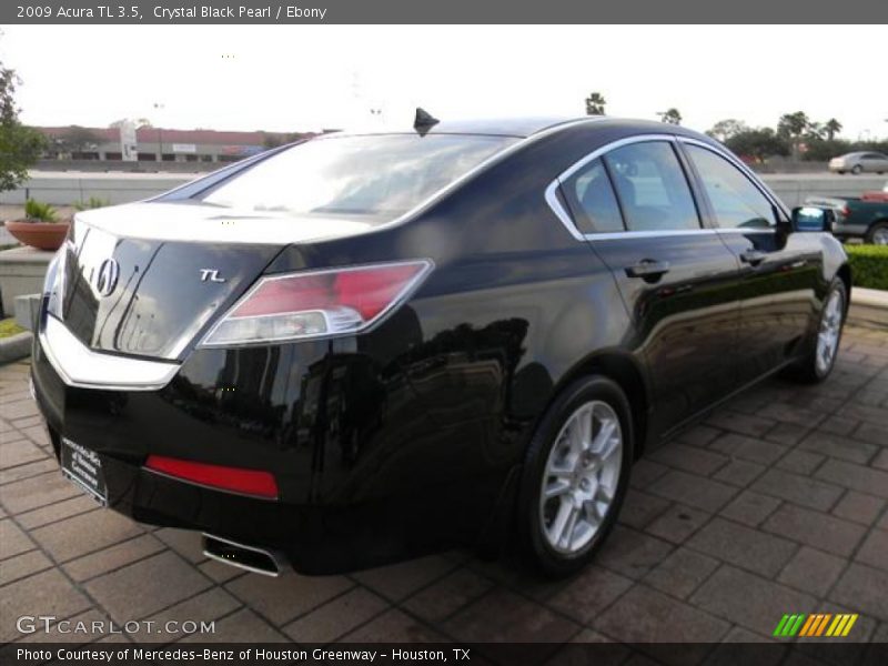 Crystal Black Pearl / Ebony 2009 Acura TL 3.5
