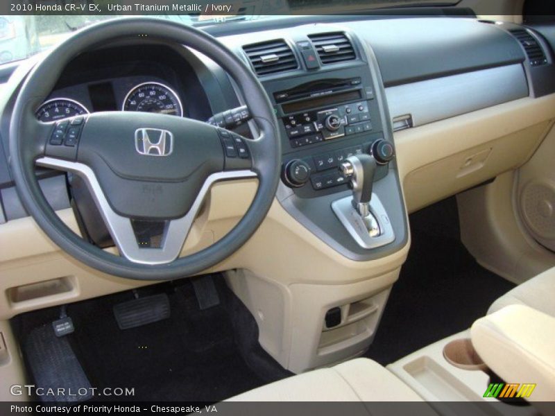 Urban Titanium Metallic / Ivory 2010 Honda CR-V EX