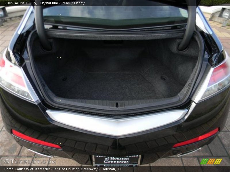 Crystal Black Pearl / Ebony 2009 Acura TL 3.5
