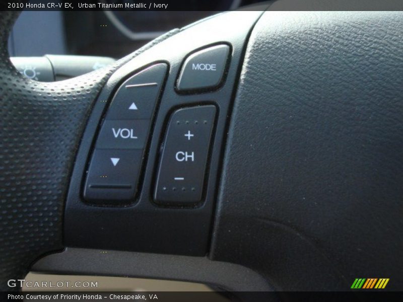 Urban Titanium Metallic / Ivory 2010 Honda CR-V EX