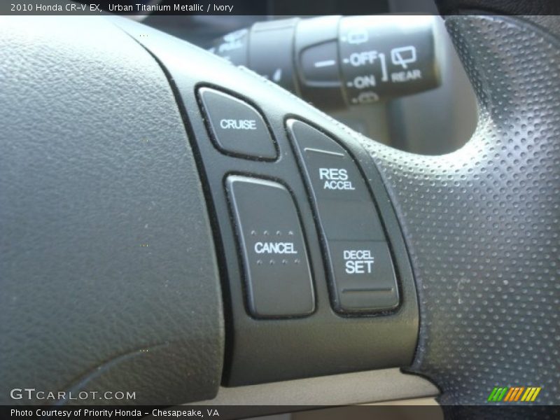 Urban Titanium Metallic / Ivory 2010 Honda CR-V EX