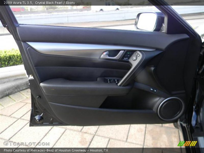 Crystal Black Pearl / Ebony 2009 Acura TL 3.5