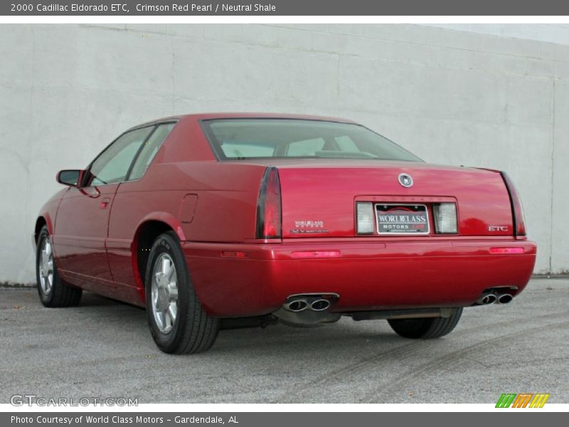 Crimson Red Pearl / Neutral Shale 2000 Cadillac Eldorado ETC