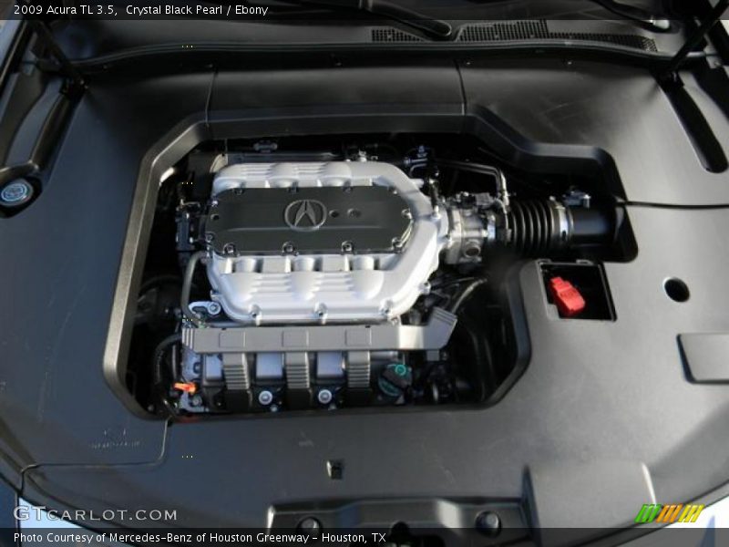 Crystal Black Pearl / Ebony 2009 Acura TL 3.5