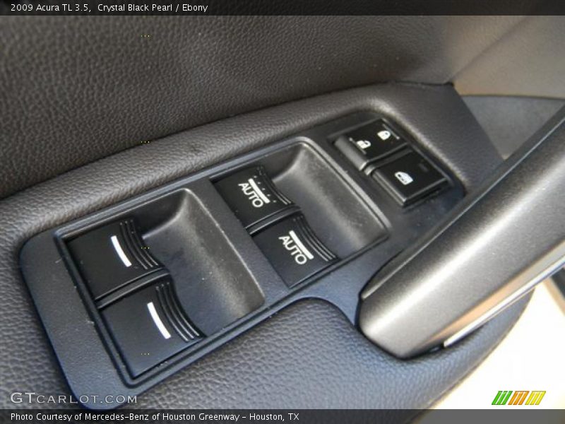 Crystal Black Pearl / Ebony 2009 Acura TL 3.5