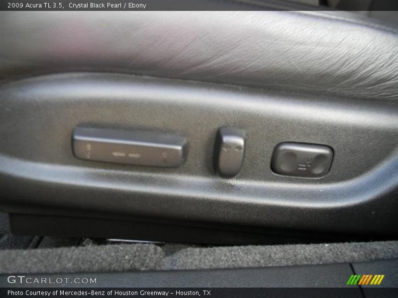 Crystal Black Pearl / Ebony 2009 Acura TL 3.5