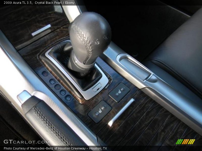 Crystal Black Pearl / Ebony 2009 Acura TL 3.5