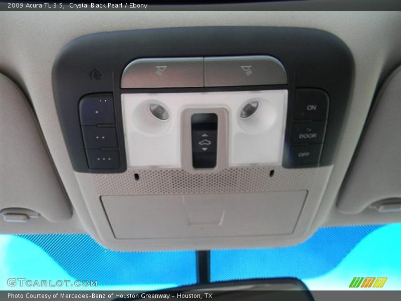 Crystal Black Pearl / Ebony 2009 Acura TL 3.5