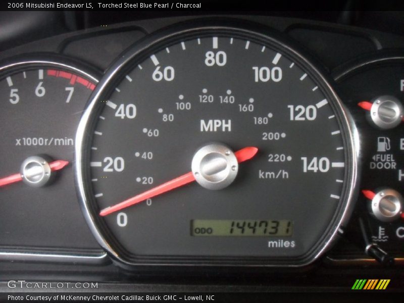 Torched Steel Blue Pearl / Charcoal 2006 Mitsubishi Endeavor LS