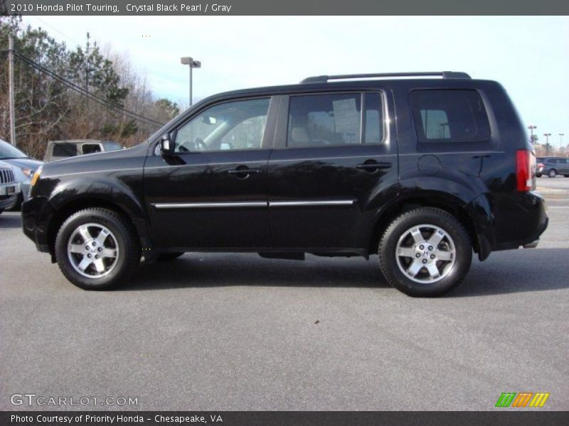 Crystal Black Pearl / Gray 2010 Honda Pilot Touring