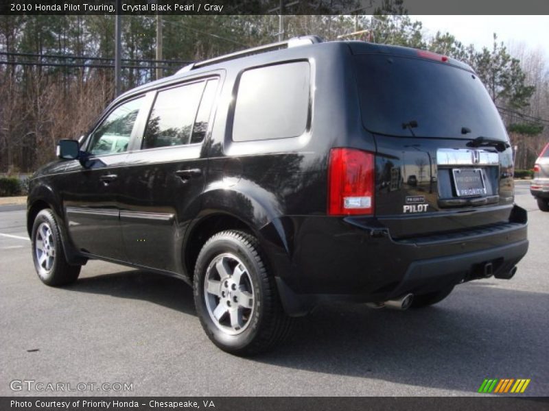 Crystal Black Pearl / Gray 2010 Honda Pilot Touring