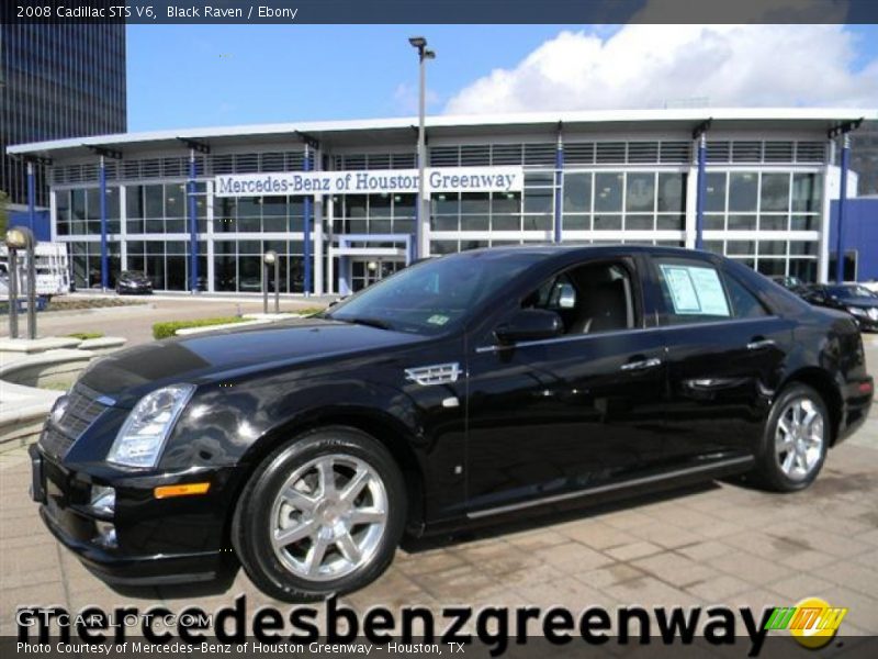 Black Raven / Ebony 2008 Cadillac STS V6