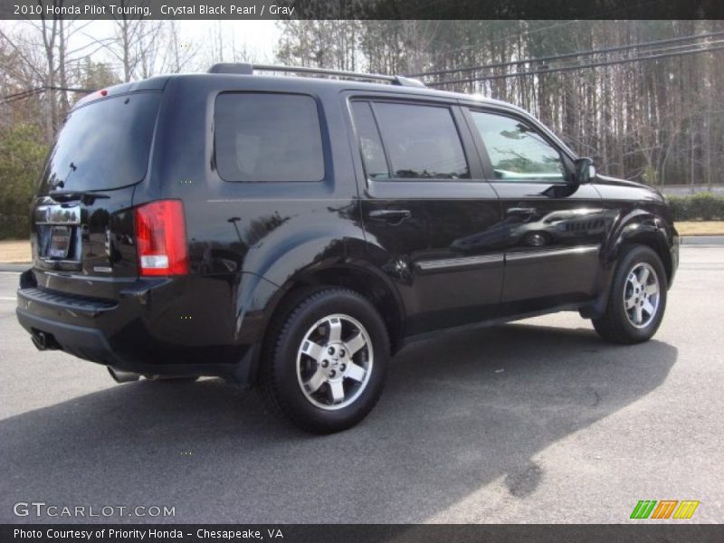 Crystal Black Pearl / Gray 2010 Honda Pilot Touring