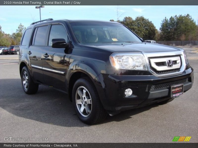 Crystal Black Pearl / Gray 2010 Honda Pilot Touring