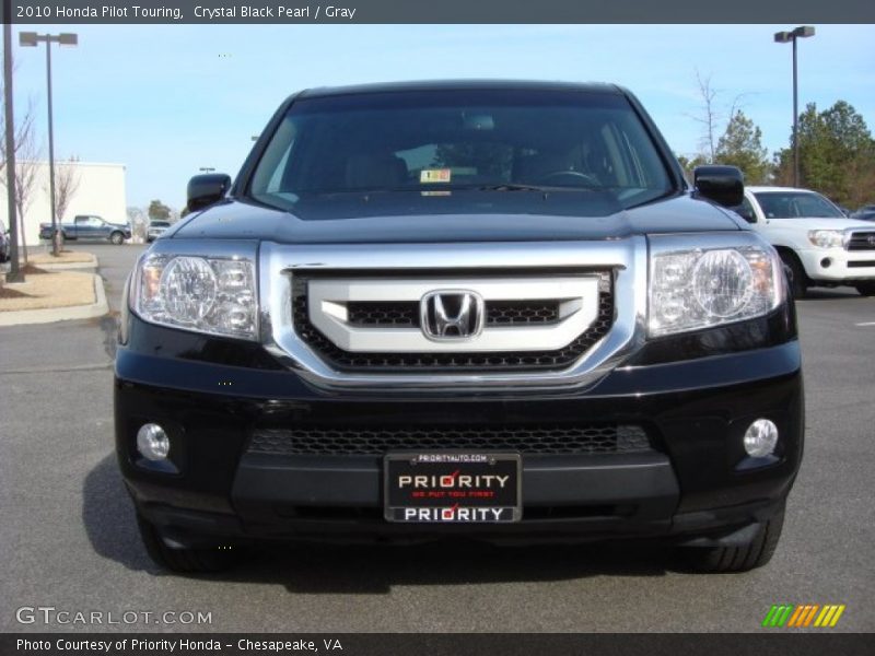Crystal Black Pearl / Gray 2010 Honda Pilot Touring
