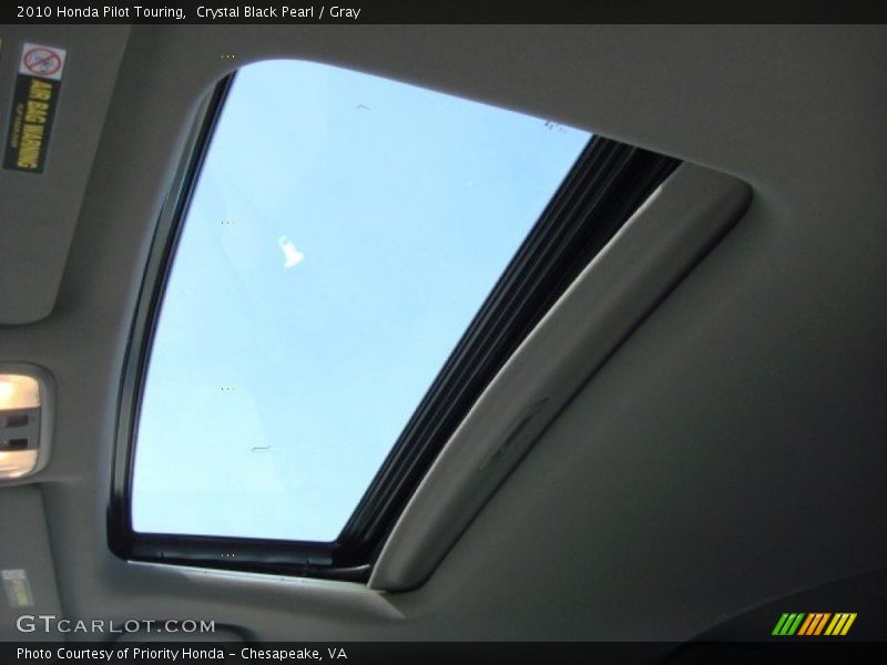 Crystal Black Pearl / Gray 2010 Honda Pilot Touring