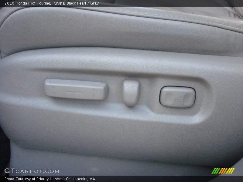Crystal Black Pearl / Gray 2010 Honda Pilot Touring