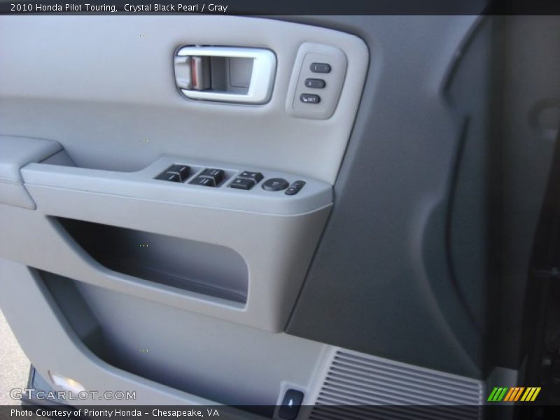Crystal Black Pearl / Gray 2010 Honda Pilot Touring