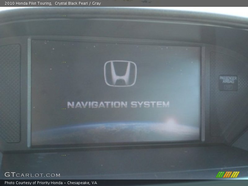 Crystal Black Pearl / Gray 2010 Honda Pilot Touring