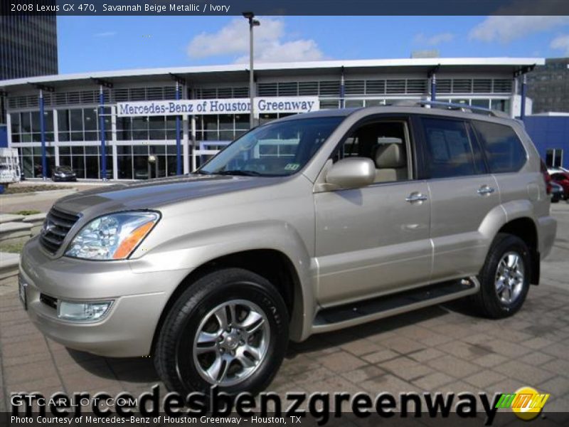 Savannah Beige Metallic / Ivory 2008 Lexus GX 470