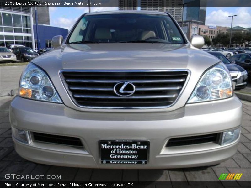 Savannah Beige Metallic / Ivory 2008 Lexus GX 470